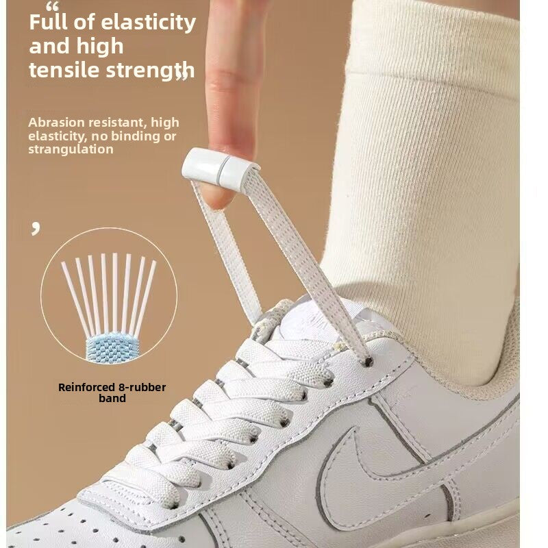 Magnetic Elastic Shoelaces – No-Tie Quick-Fit System