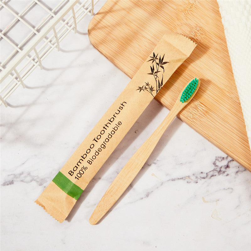 Bamboo Toothbrush – Eco-Friendly Soft Bristle Biodegradable Toothbrush