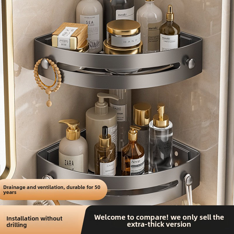 Bathroom Corner Shelf – No-Drill Multi-Layer Storage Rack