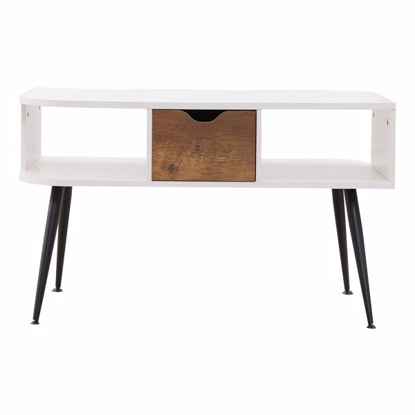 Storage Coffee Table – White