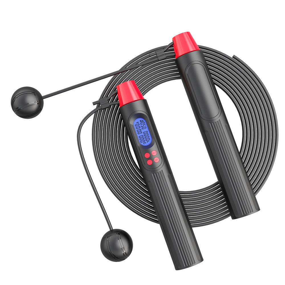 Smart Digital Jump Rope – Cordless Weighted Skipping Rope with LCD Counter & Memory Function