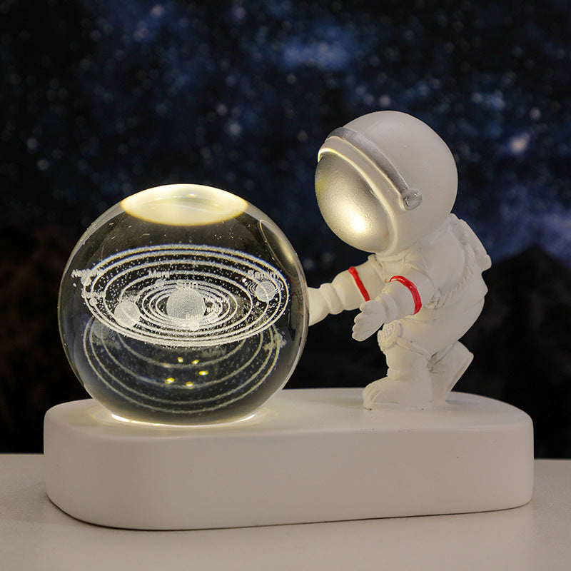 Astronaut Galaxy Projector Night Light – Starry Sky LED Lamp