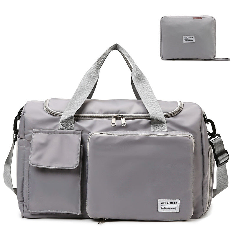 Waterproof Gym & Travel Duffel Bag – Wet Dry Separation with Shoe Compartment