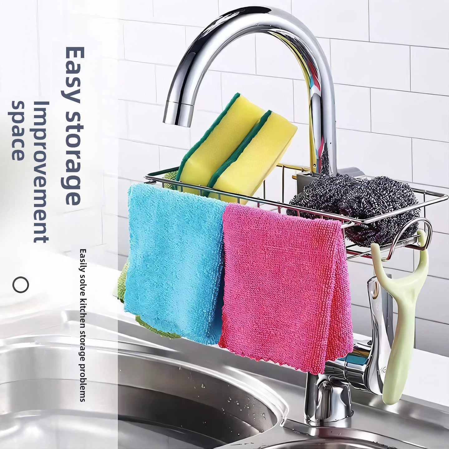 Kitchen Sink Drainage Storage Rack