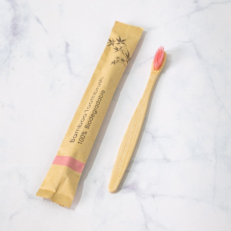 Bamboo Toothbrush – Eco-Friendly Soft Bristle Biodegradable Toothbrush