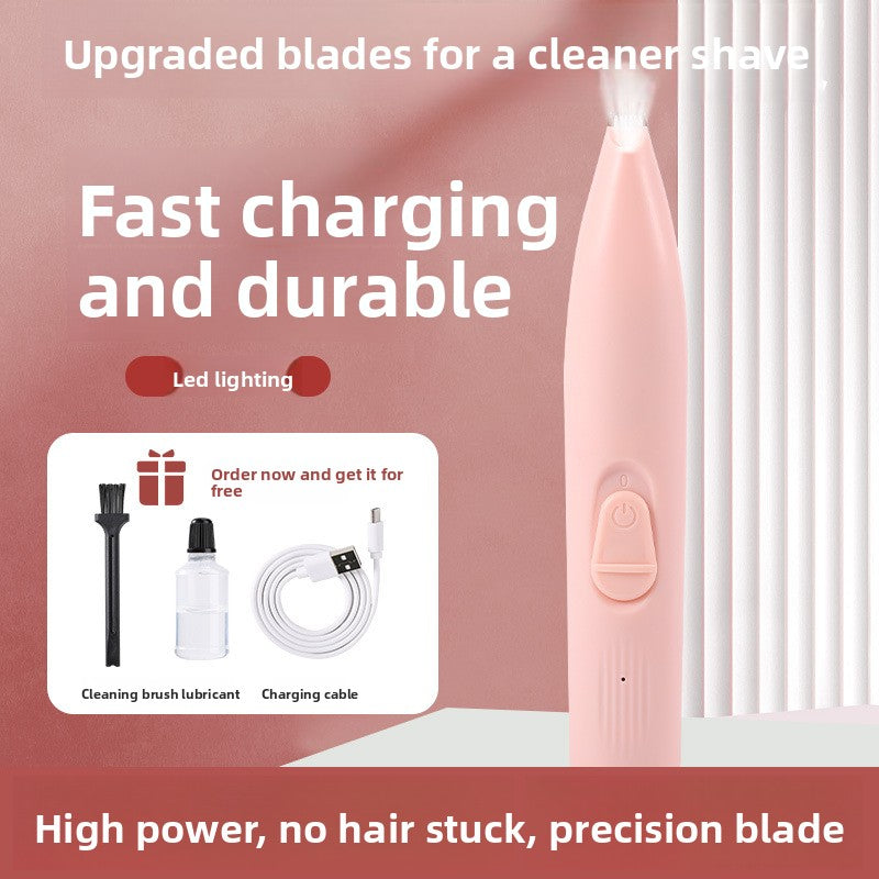 Rechargeable Pet Hair Clipper – Compact & LED-Equipped