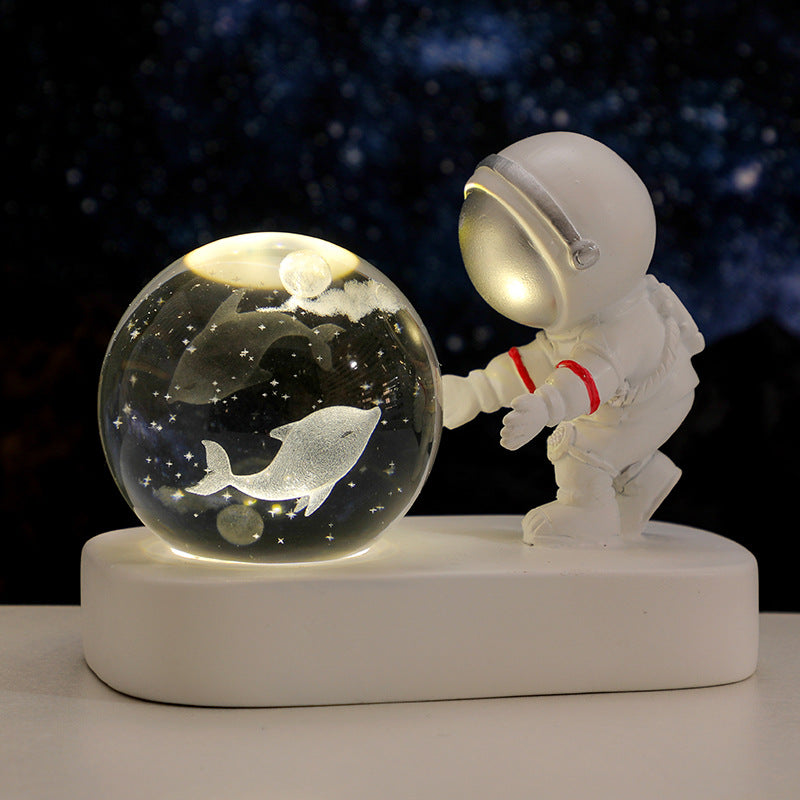 Astronaut Galaxy Projector Night Light – Starry Sky LED Lamp