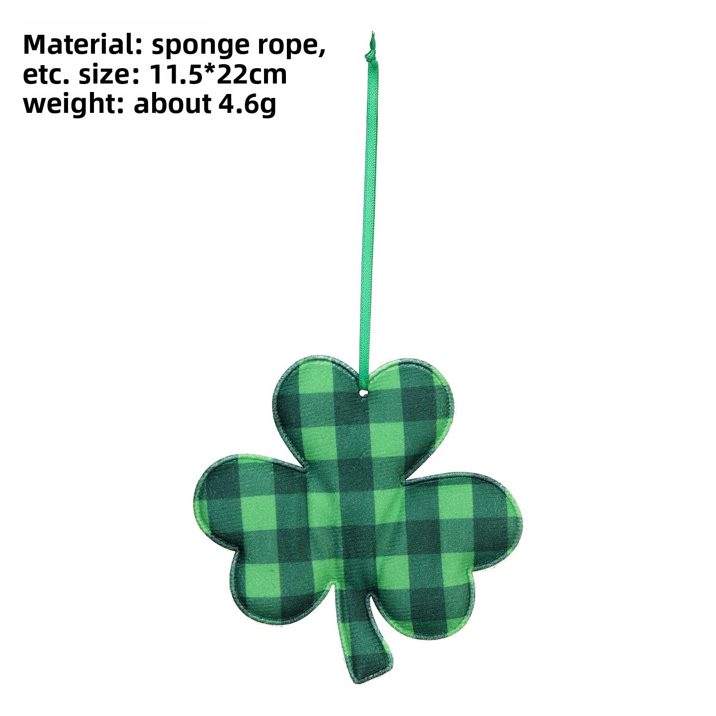St. Patrick’s Day Clover Hanging Decoration – Festive Holiday Party Pendant