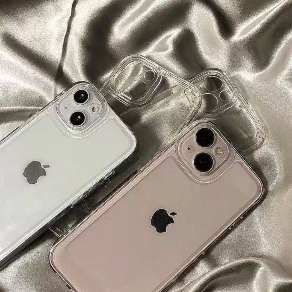 Shockproof Silicone Phone Case – Anti-Fingerprint Protective Cover for iPhone