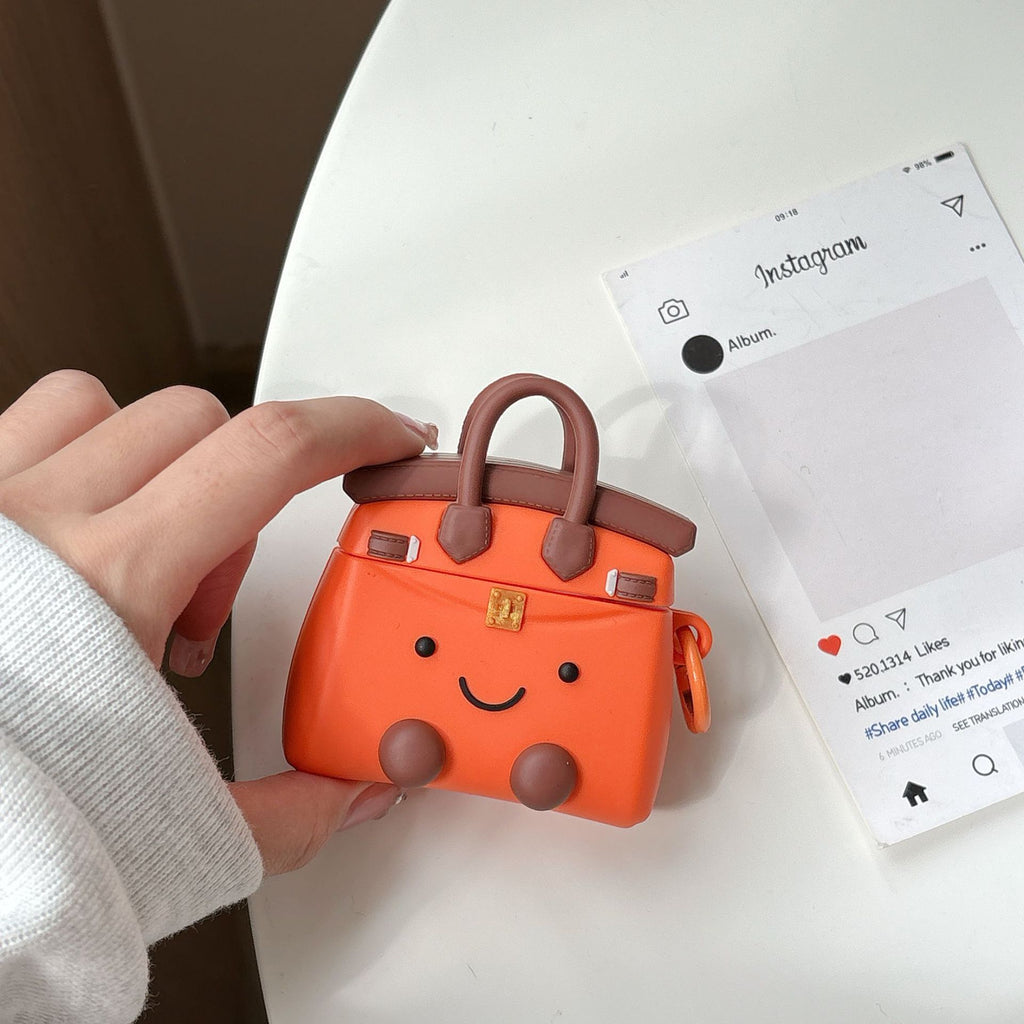 Smiley Face AirPods Case – Silicone Protective Cover