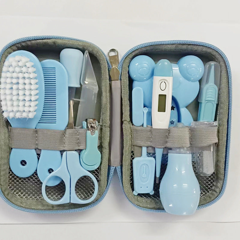 13-Piece Baby Grooming Kit – Portable Nail Care & Hygiene Set for Kids
