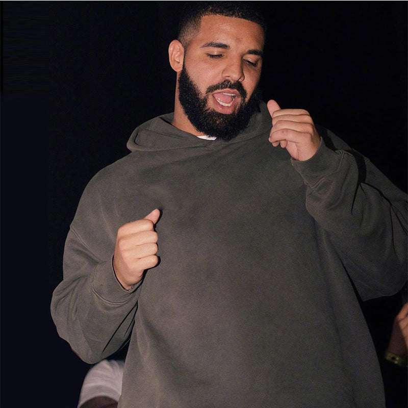 Oversize Fleece-Lined Hoodie – Heavyweight Cotton Pullover