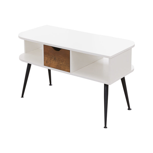 Storage Coffee Table – White