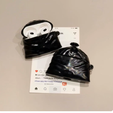Trash Bag AirPods Pro Case – Cute Silicone Protective Cover