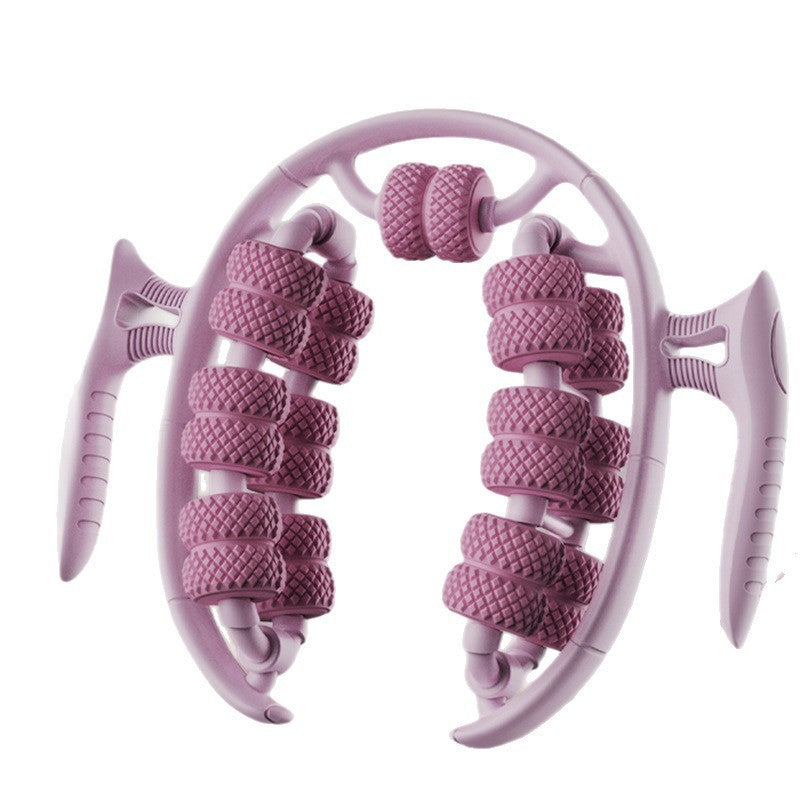 26-Wheel Leg Massager Roller – Manual Yoga Calf Muscle Massage Tool