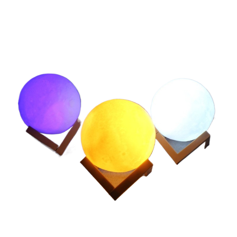 DIY Hand-Painted Moon Lamp – Creative Night Light Gift Set