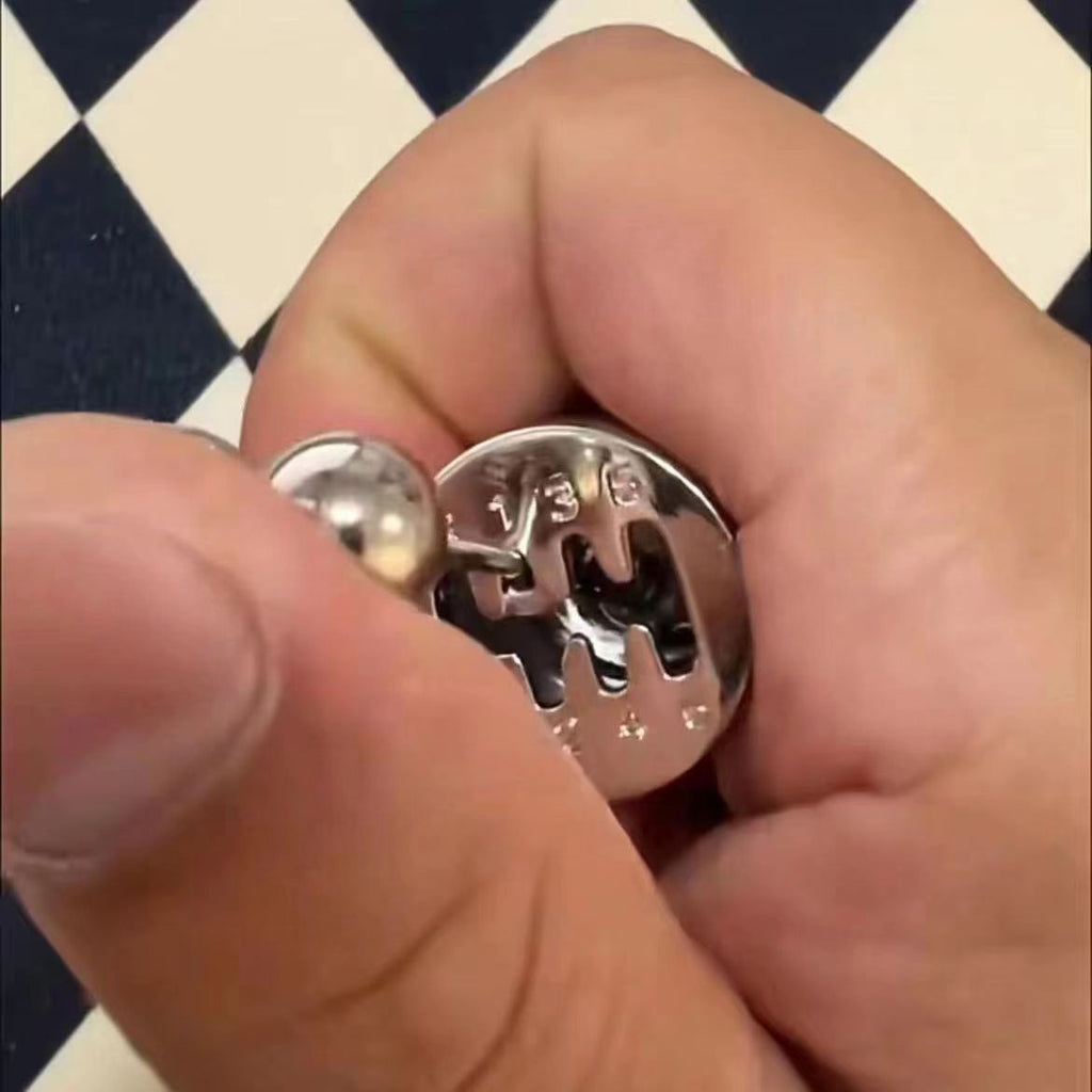 Manual Transmission Gear Shift Keychain – Metal Fidget Toy Keychain Accessory