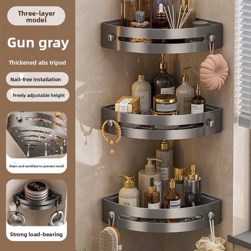 Bathroom Corner Shelf – No-Drill Multi-Layer Storage Rack