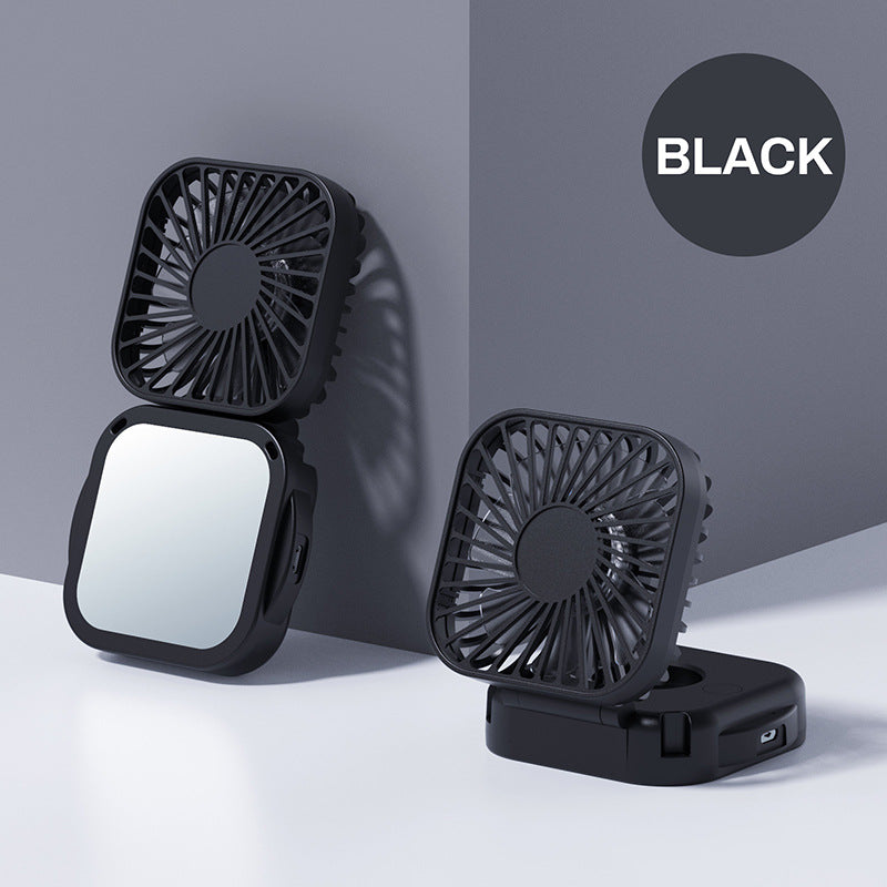 Portable USB Rechargeable Neck Fan – Foldable Hands-Free Mini Cooling Fan