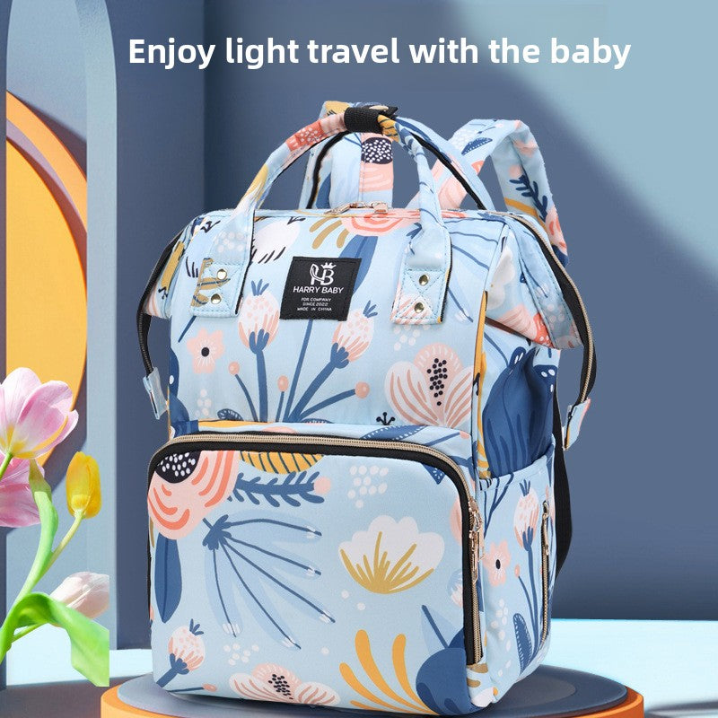 Large Capacity Mommy Diaper Backpack – Waterproof Baby Bag with Insulated Pockets