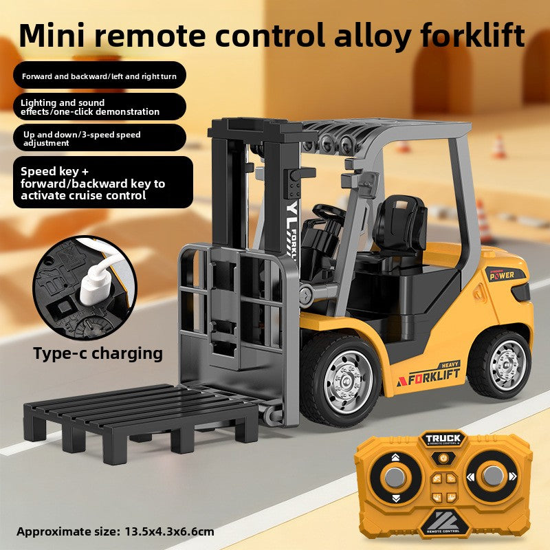 Mini Forklift Toy with Bluetooth Remote Control