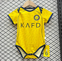 Bamboo Fiber Baby Football Jumpsuit – Soft Breathable Sports-Themed Romper (5–18 Months)