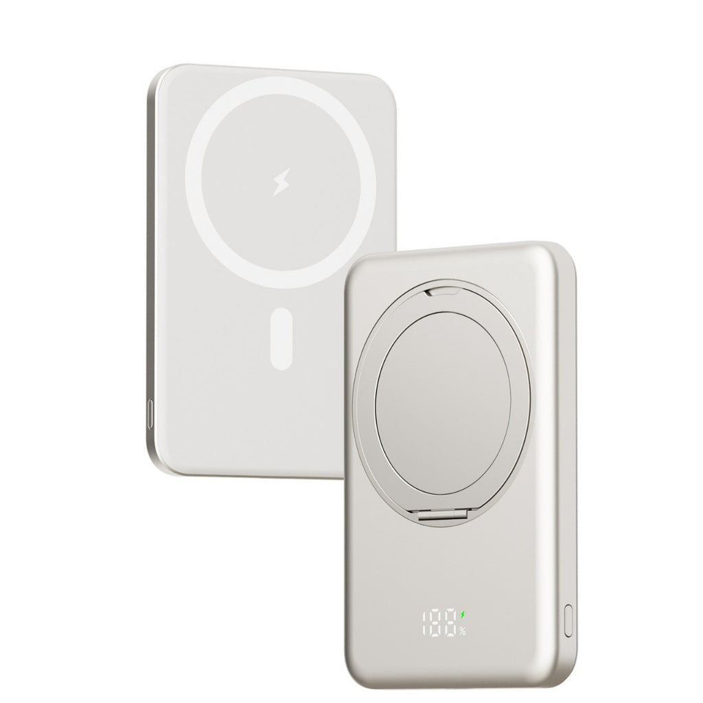 Magnetic Wireless Power Bank – 10,000mAh Fast Charging Portable Charger with Stand