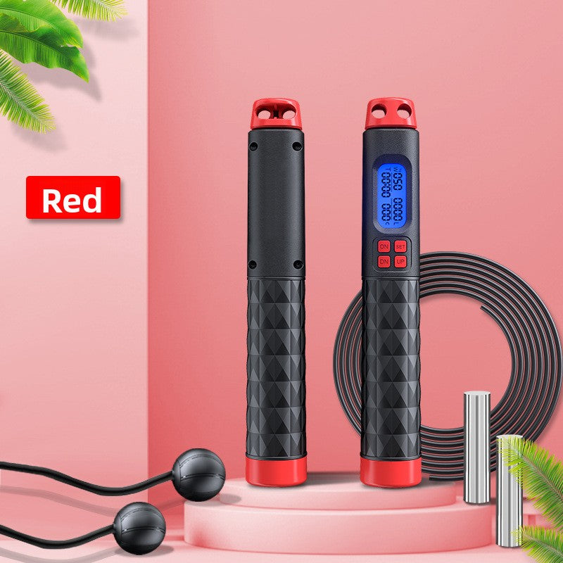 Smart Digital Jump Rope – Cordless Weighted Skipping Rope with LCD Counter & Memory Function