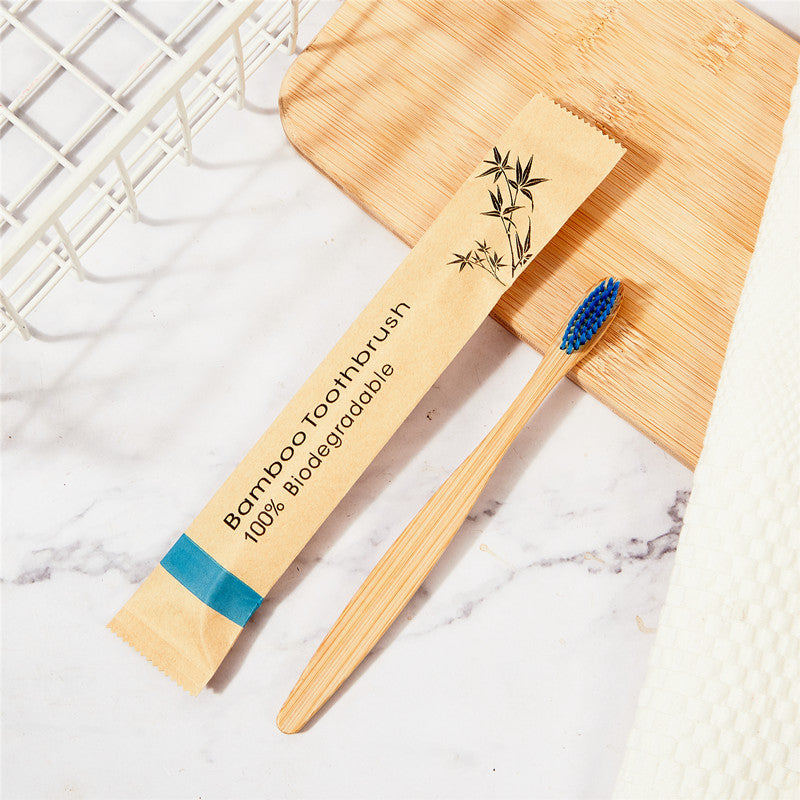 Bamboo Toothbrush – Eco-Friendly Soft Bristle Biodegradable Toothbrush