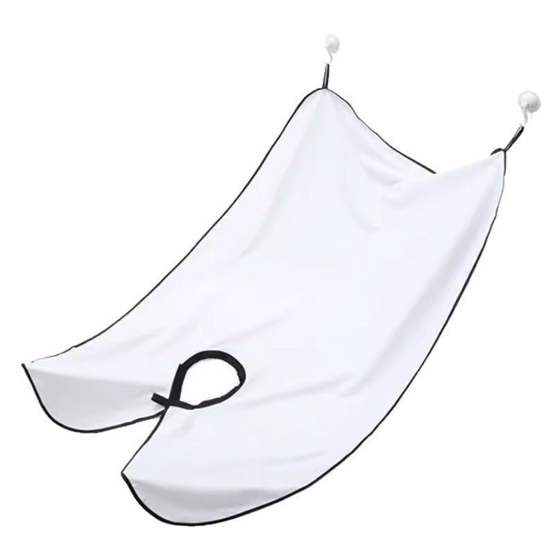 Beard Shaving Apron with Suction Cups