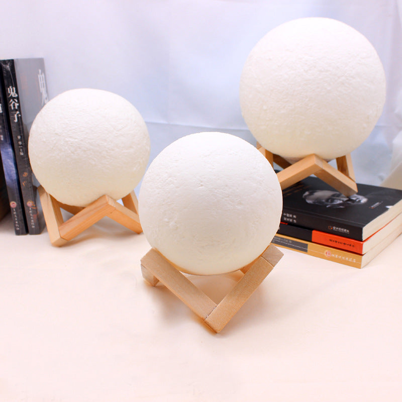DIY Hand-Painted Moon Lamp – Creative Night Light Gift Set