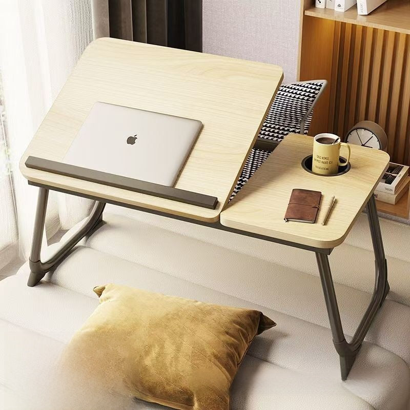 Foldable Adjustable Bed Table – Modern Laptop Desk for Bed & Sofa