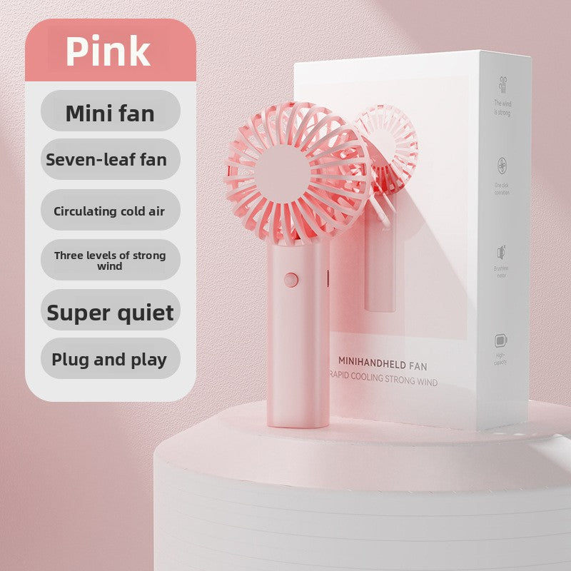 Mini Portable Fan – USB Rechargeable Pocket Cooling Fan
