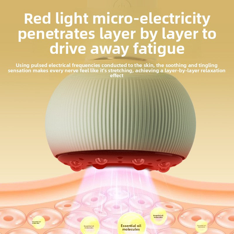 Electric cupping and scraping device for removing dampness