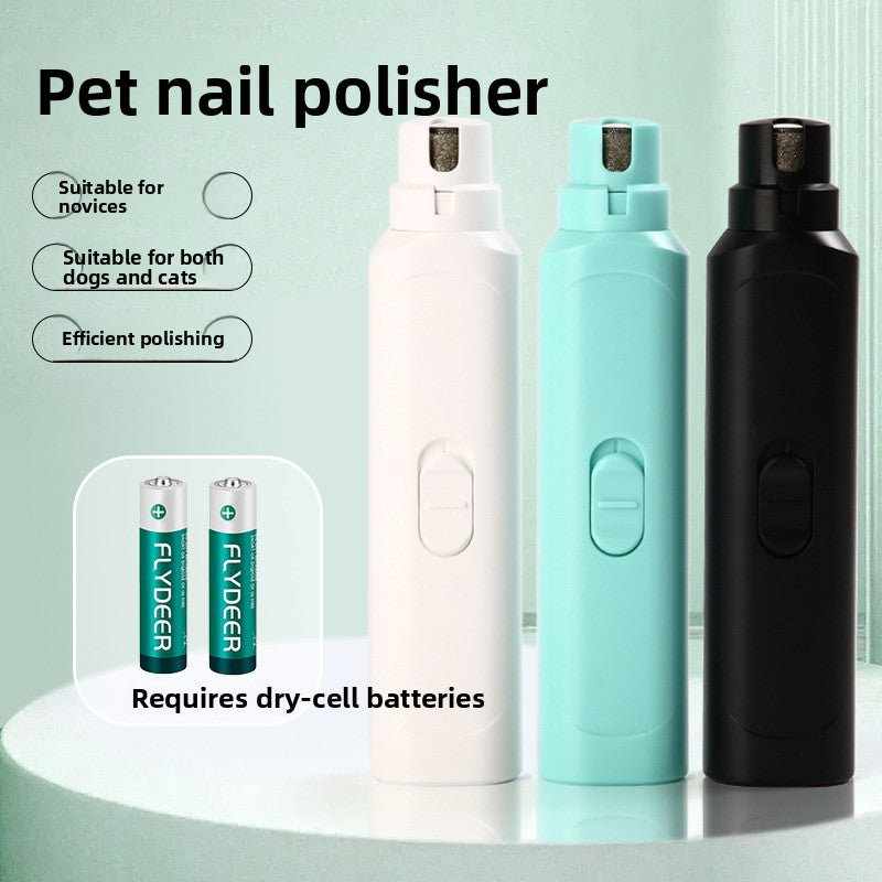 Electric Pet Nail Grinder – Low Noise Dog & Cat Nail Trimmer