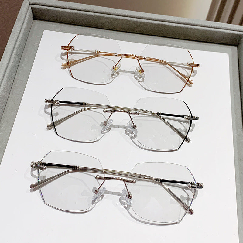 Photochromic Prescription Glasses – Frameless Anti-Blue Light Eyewear