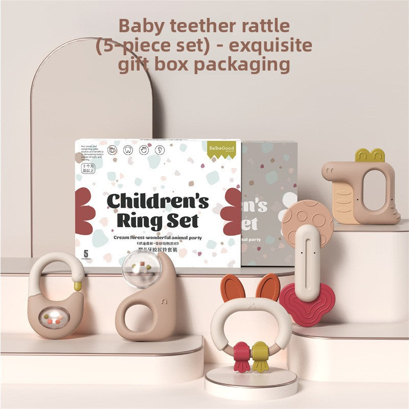 Baby Rattle Teether Set – Safe, Educational & Gift-Ready (0–3 Years)