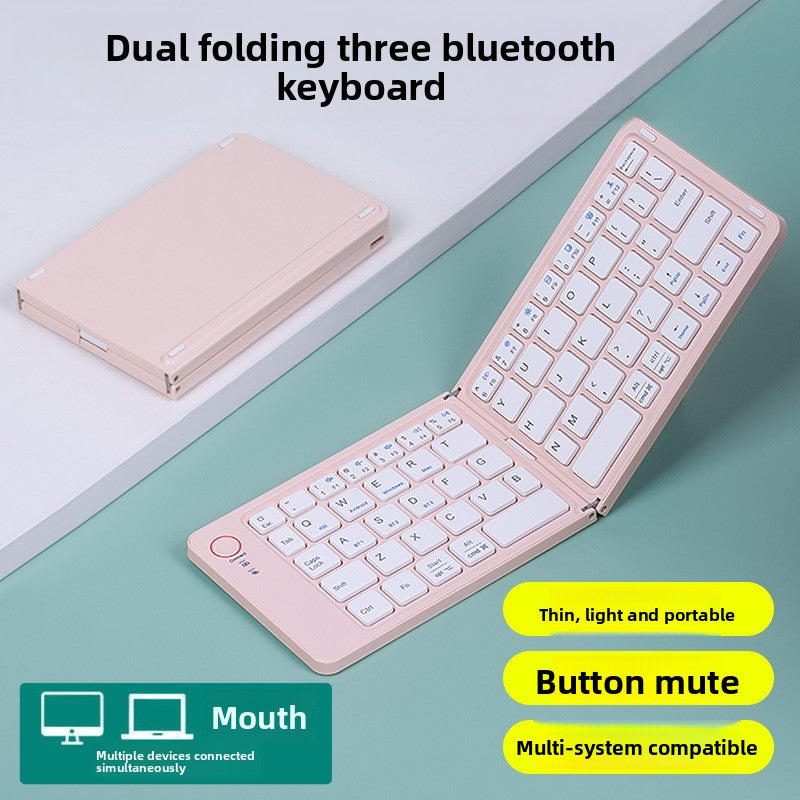 Ultra-Thin Foldable Bluetooth Keyboard