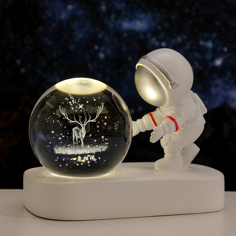 Astronaut Galaxy Projector Night Light – Starry Sky LED Lamp