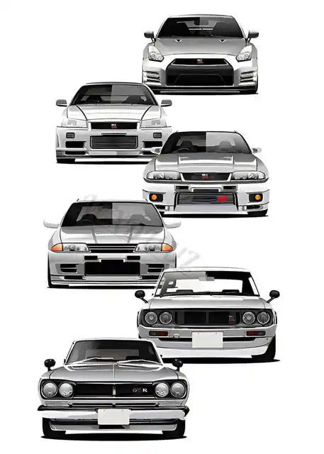 Sports Cars Frameless Canvas Wall Art – Waterproof High-Definition Inkjet Painting