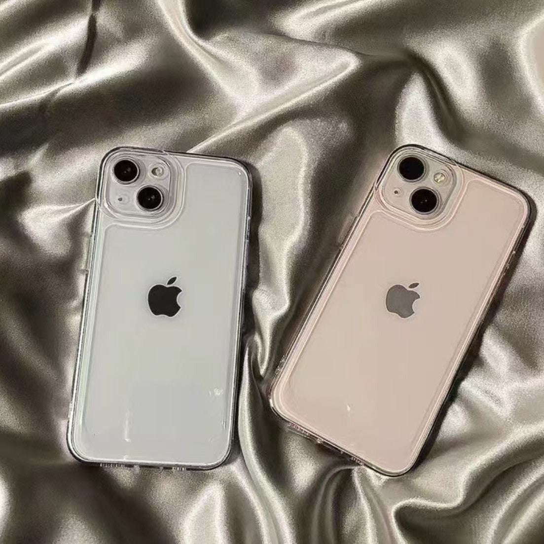 Shockproof Silicone Phone Case – Anti-Fingerprint Protective Cover for iPhone