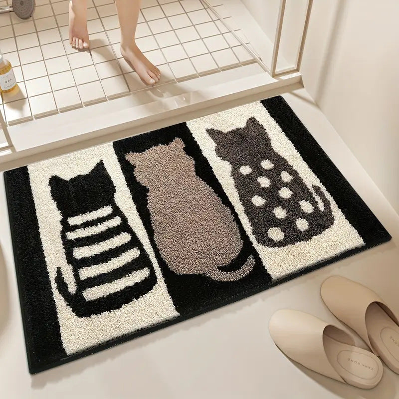 Quick-Dry Floor Mat – Non-Slip Absorbent Soft Rug for Bathroom & Home