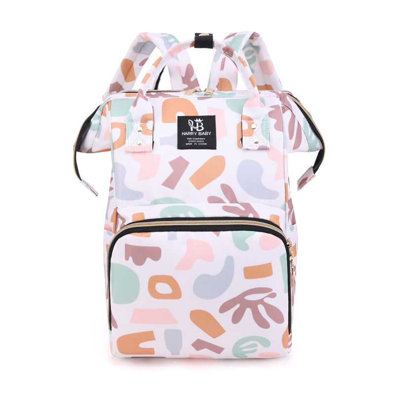 Large Capacity Mommy Diaper Backpack – Waterproof Baby Bag with Insulated Pockets