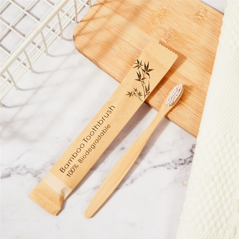 Bamboo Toothbrush – Eco-Friendly Soft Bristle Biodegradable Toothbrush