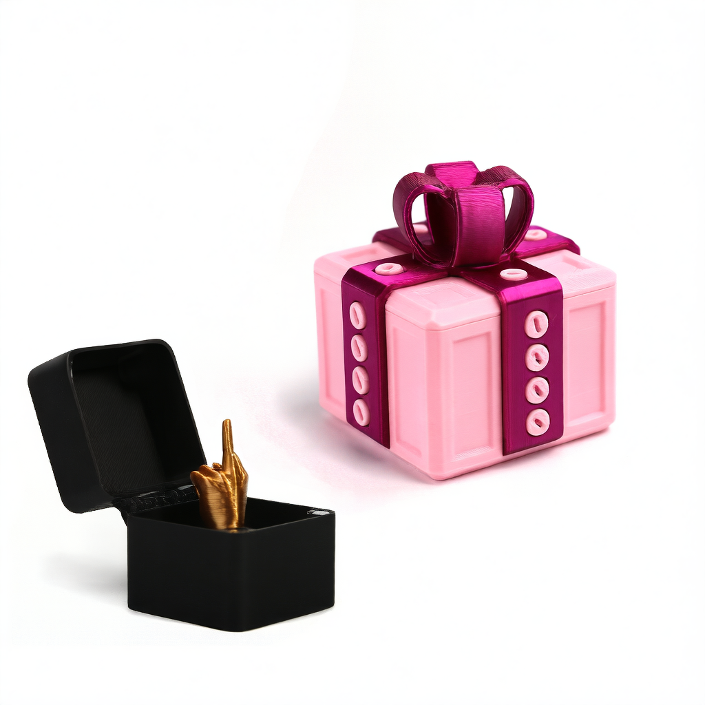 3D Printed “Annoying” Surprise Gift Box – Funny Novelty Decor