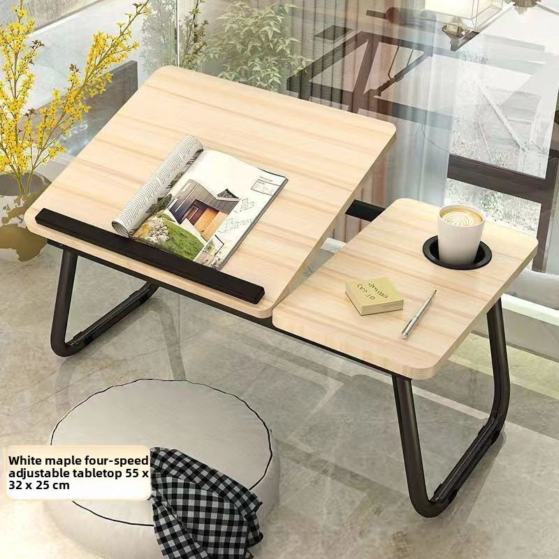 Foldable Adjustable Bed Table – Modern Laptop Desk for Bed & Sofa