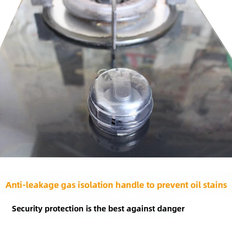 Gas Stove Knob Safety Cover – Childproof Transparent Stove Protector (Universal Fit)