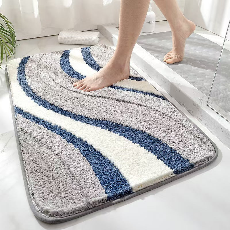 Quick-Dry Floor Mat – Non-Slip Absorbent Soft Rug for Bathroom & Home