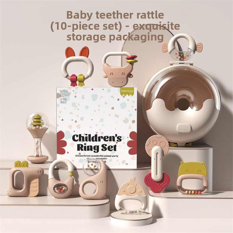 Baby Rattle Teether Set – Safe, Educational & Gift-Ready (0–3 Years)