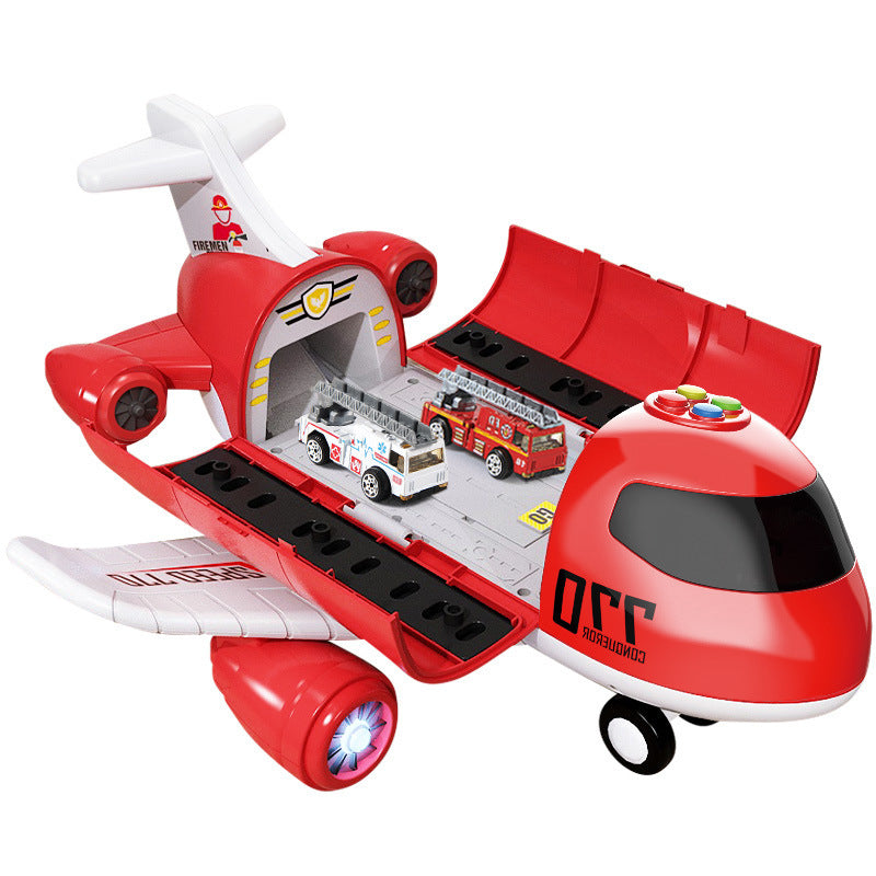 Multifunctional Traffic Adventure Playset with Vehicles & Road Signs